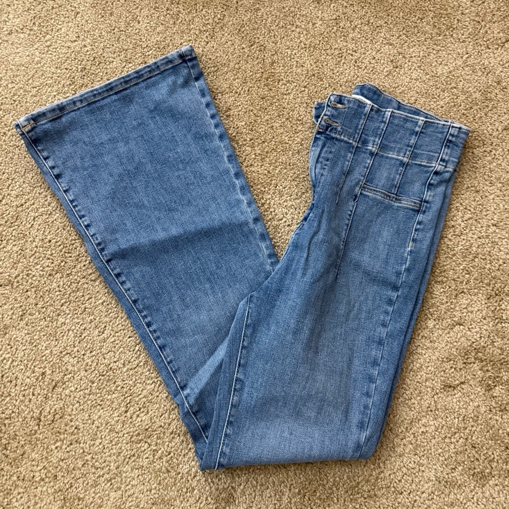 We The Free Light Blue Flare Jeans